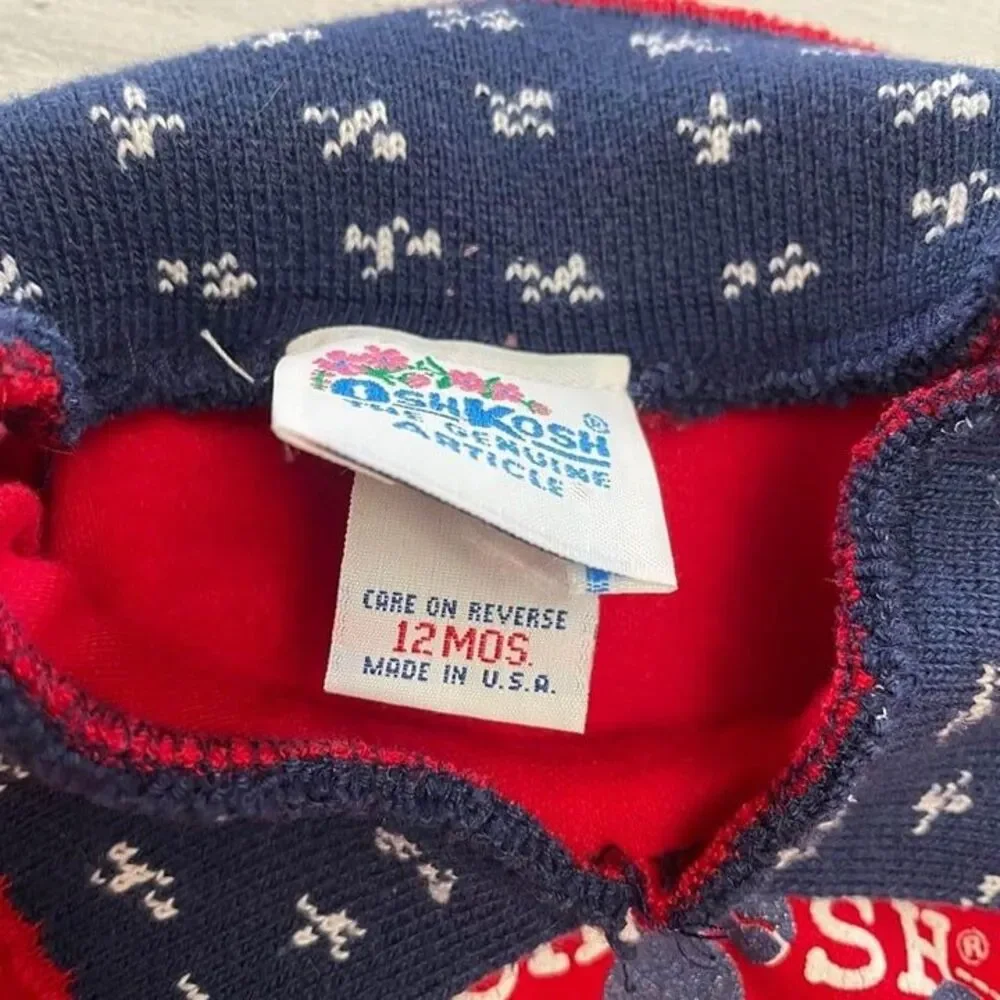 OshKosh B'Gosh vintage‎ girls autumn days shirt 12 months